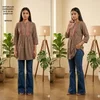 Naisha K 789 Cotton Flex Embroidery Wholesale Short Top In India
